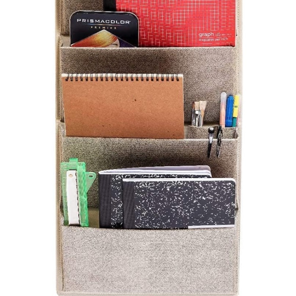 4 Pocket Fabric Wall File Organizer